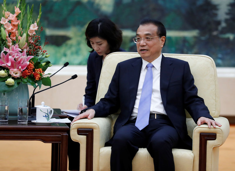 China's premier says cooperation with the U.S. can create mutual benefit