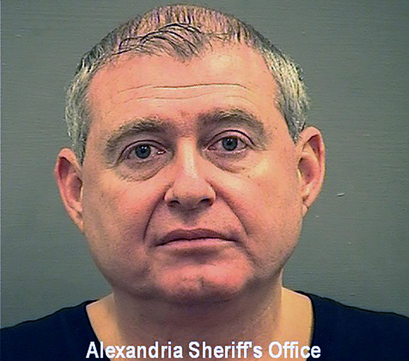 © Reuters. FILE PHOTO: Ukrainian-American businessman Lev Parnas is seen in a booking photo released by the Alexandria Sheriff's Department in Virginia