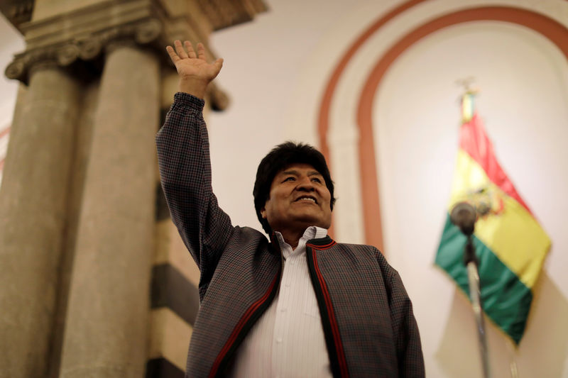 © Reuters. Presidente da Bolívia, Evo Morales