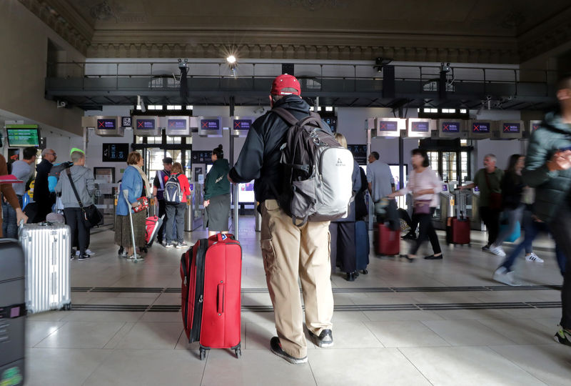 © Reuters. NOUVELLES PERTURBATIONS À LA SNCF DANS L'OUEST ET EN PACA