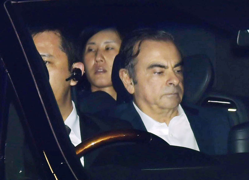 © Reuters. Former Nissan Motor Chairman Carlos Ghosn leaves the Tokyo Detention House in Tokyo