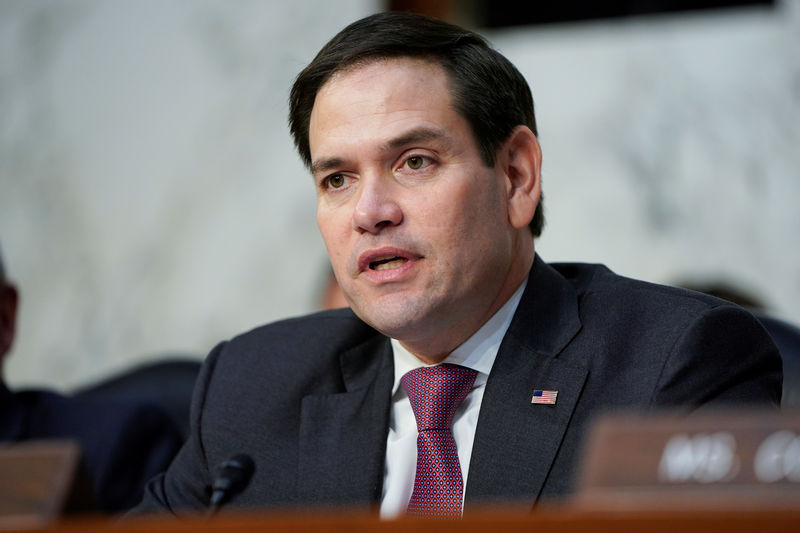 Rubio vows to introduce bill to stop U.S. pensions investing in China
