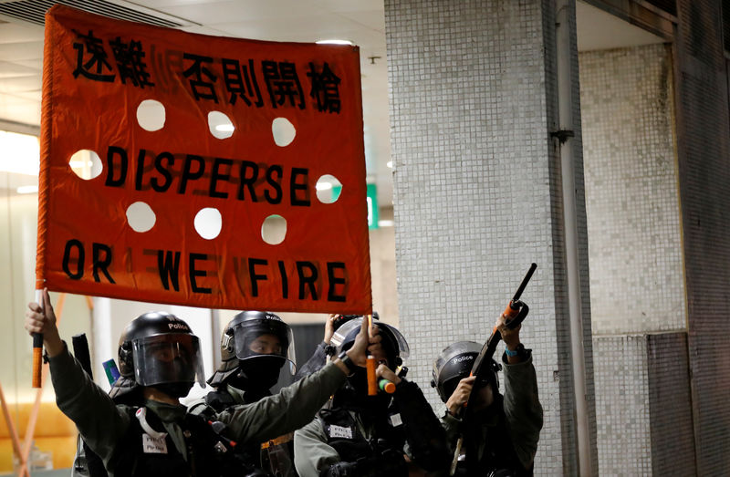 Hong Kong braces for protests as two critical after weekend clashes