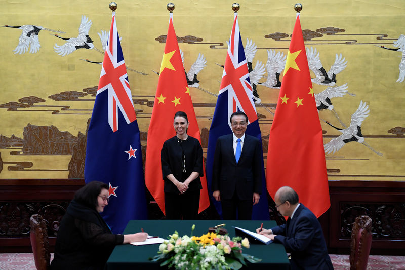 ニュージーランド、中国とＦＴＡ見直しで合意
