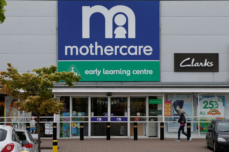 UK's Mothercare appoints PwC as administrators to its units