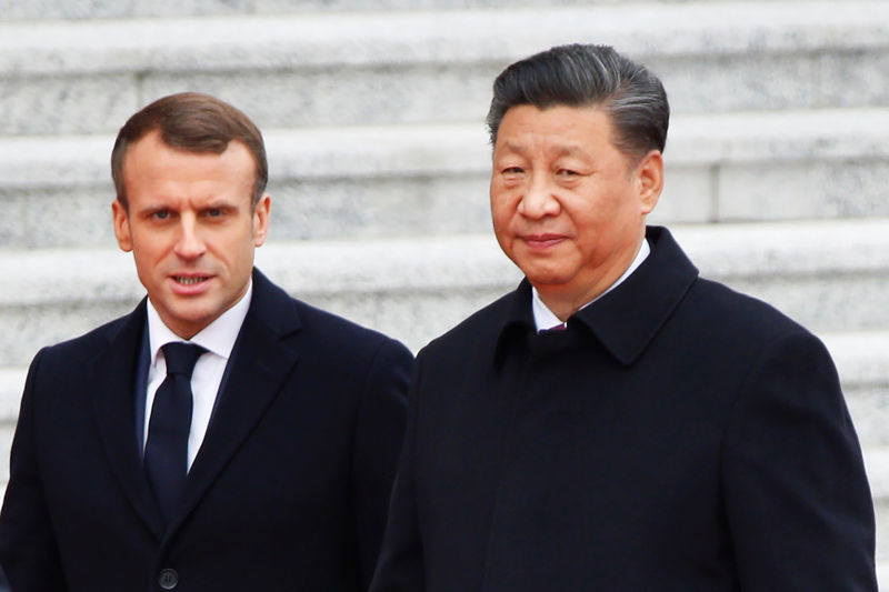 © Reuters. CLIMAT: SOUTIEN "FERME" DE LA FRANCE ET DE LA CHINE À L'ACCORD "IRRÉVERSIBLE" DE PARIS