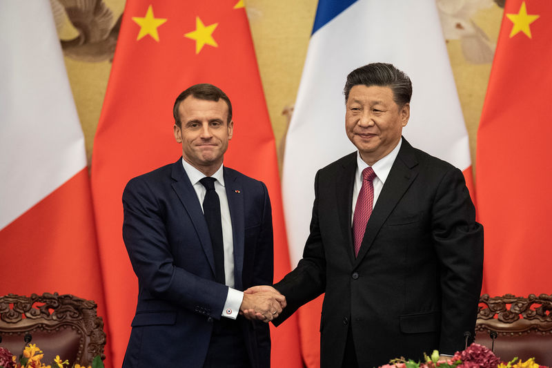 China e França assinam acordos de US$15 bi durante visita de Macron