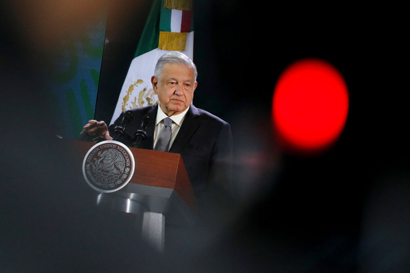 © Reuters. Presidente do México, Andrés Manuel López Obrador, durante entrevista coletiva na cidade de Oaxaca