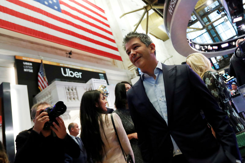 Uber's Kalanick sells 21% of his stake after share lockup expires