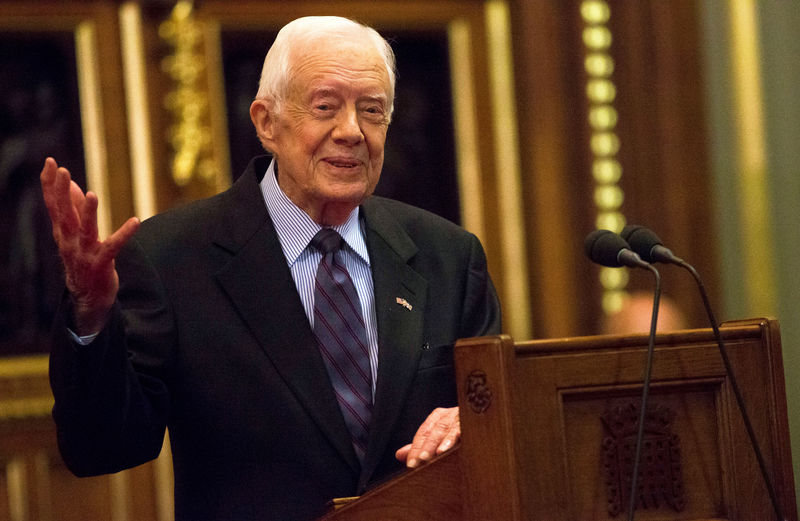 Expresidente EEUU Carter, hospitalizado para procedimiento por hemorragia cerebral
