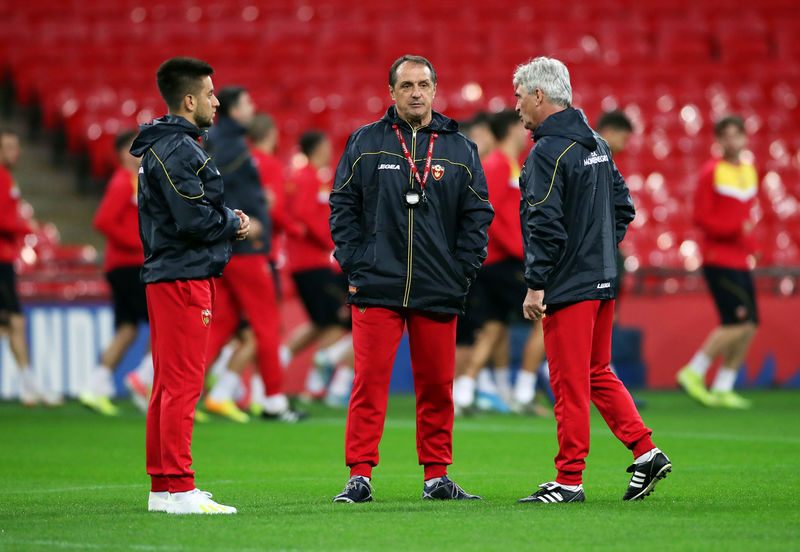 © Reuters. Euro 2020 Qualifier - Montenegro Training