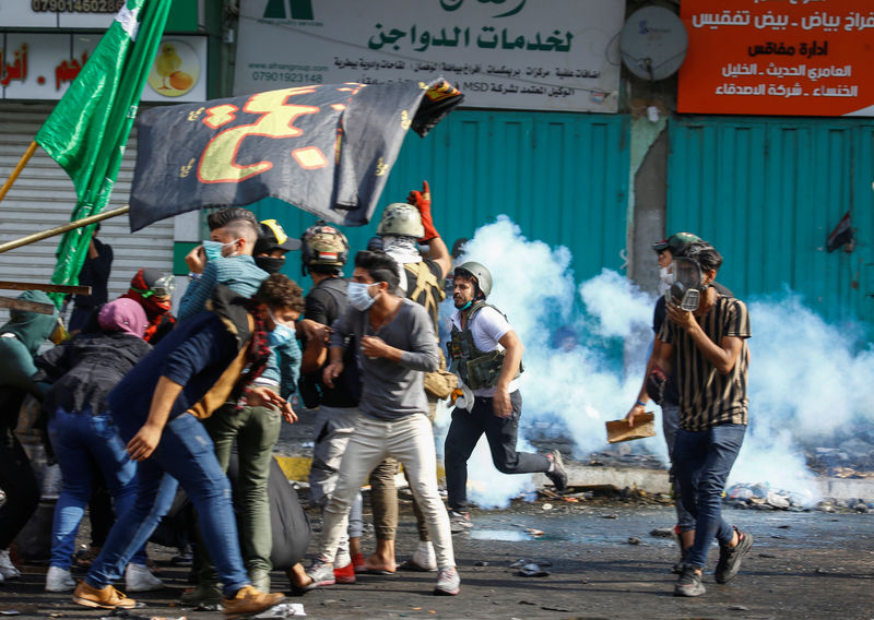 Protestos em Bagdá deixam 4 mortos e 53 feridos