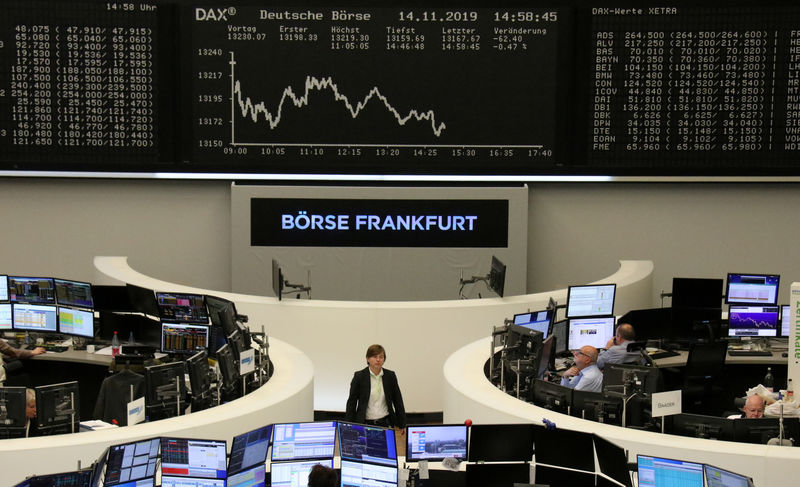European shares poised for sixth weekly gain, aided by trade optimism
