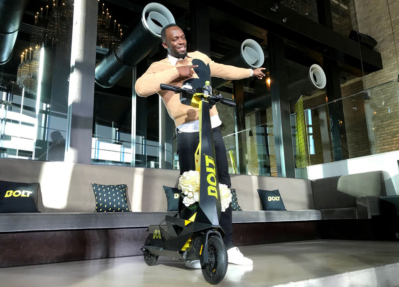 Usain Bolt brings his e-scooter to Japan despite regulatory road bumps