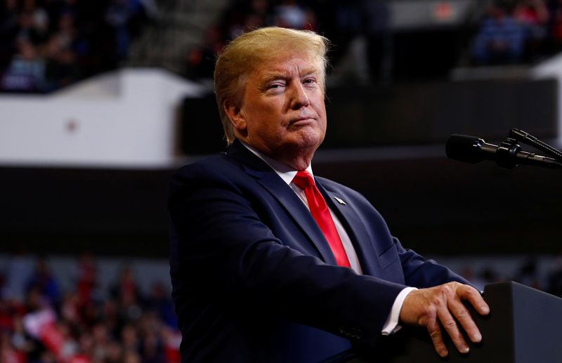 © Reuters. President Donald Trump campaign rally in Bossier City, U.S.