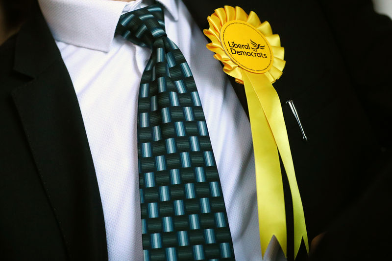 © Reuters. Liberal Democrats unveil "Party's Plan for Equalities and Human Rights", in London