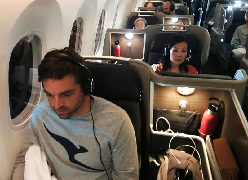 On board Qantas' ultra-long haul test flight