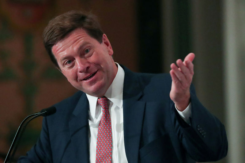 © Reuters. FILE PHOTO: Jay Clayton, Chairman of the U.S. Securities and Exchange Commission, is seen in this file photo dated Sept 9, 2019