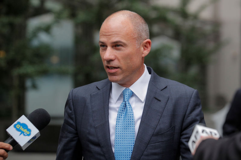 © Reuters. Attorney Michael Avenatti exits the United States Courthouse in the Manhattan borough of New York