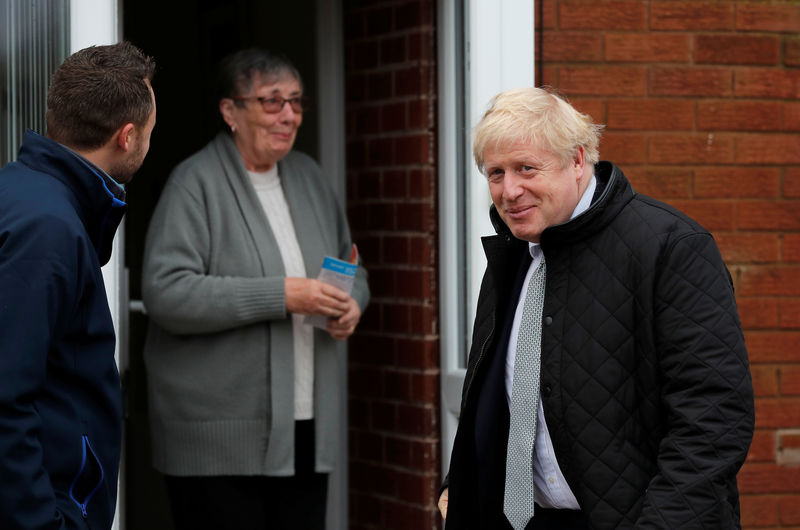 Johnson has 16-point lead over Labour before election - Opinium poll