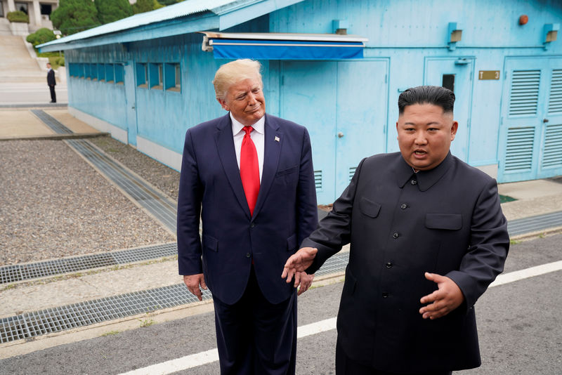 © Reuters. 北朝鮮、見返りなければトランプ米大統領に何も提供せず＝KCNA