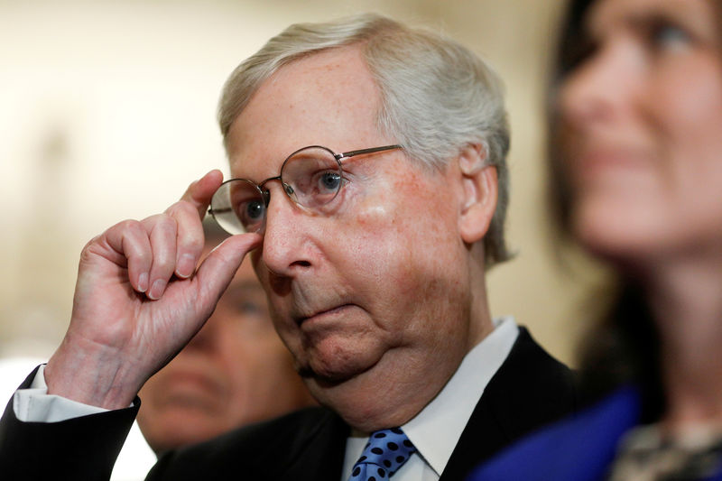 © Reuters. FILE PHOTO: Senate Majority Leader Mitch McConnell (R-KY) is seen in this file photo taken in Washington, U.S., October 22, 2019.