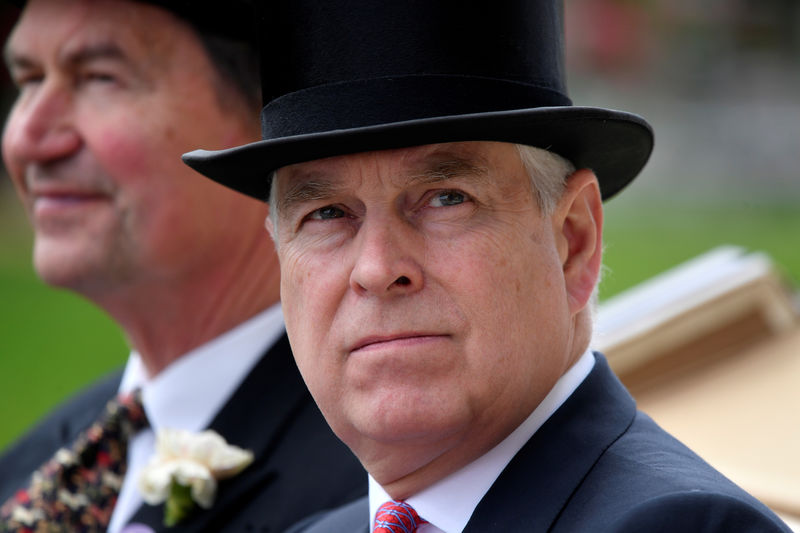 Company logos vanish from Prince Andrew's website as sex scandal grows