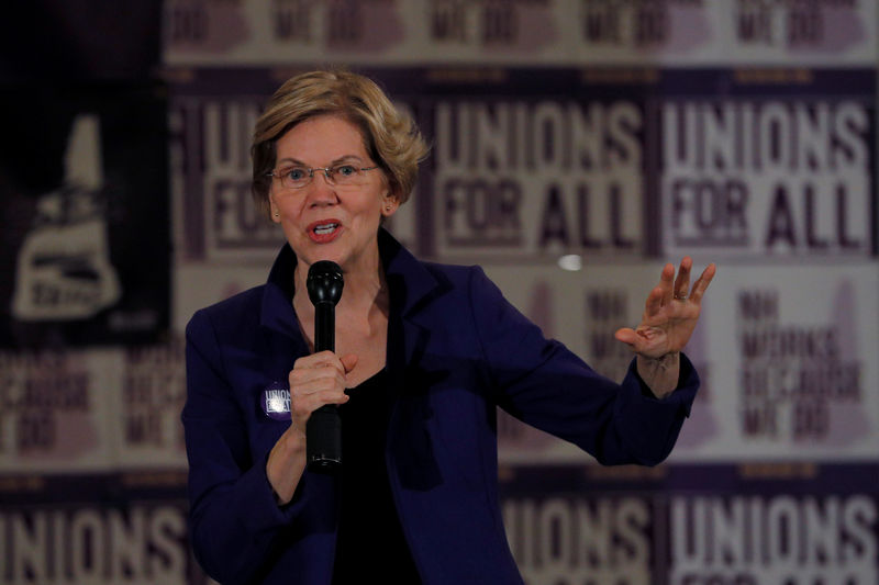 Democrat Warren vows to use 'every tool' to combat white nationalist violence