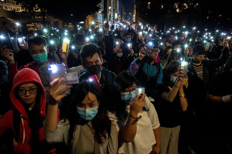 © Reuters. 香港人権法案、米上院が全会一致で可決　中国をけん制