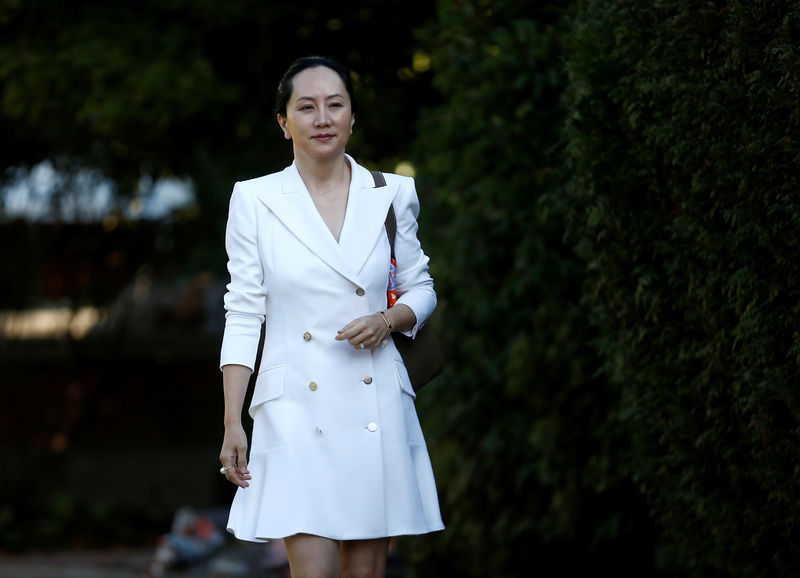 © Reuters. Huawei Technologies Chief Financial Officer Meng Wanzhou leaves her home to appear in British Columbia supreme court in Vancouver