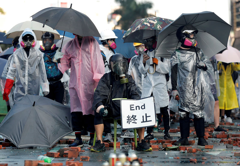 © Reuters. 香港人権法案、米下院が可決　大統領に送付