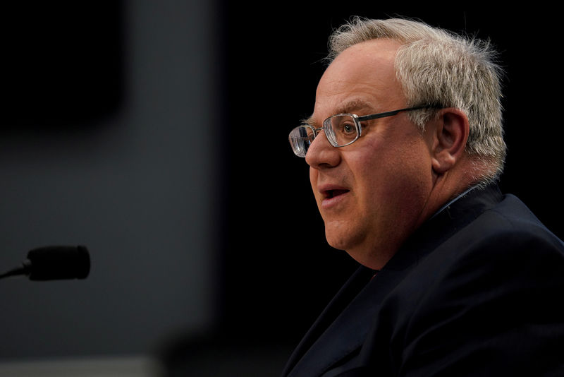 © Reuters. FILE PHOTO: Interior Secretary David Bernhardt testifies before a House Appropriations Interior, Environment, and Related Agencies Subcommittee hearing on the Interior Department's FY2020 budget request on Capitol Hill