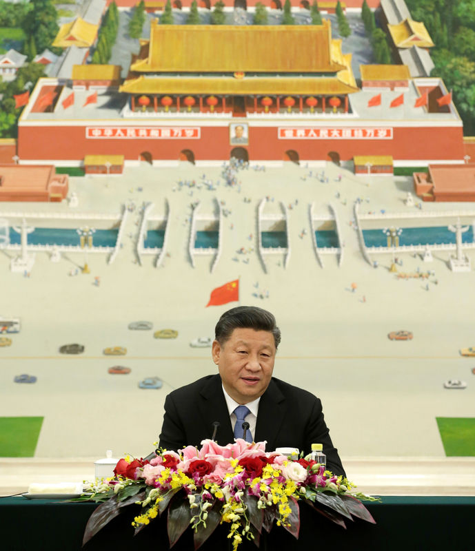 الرئيس الصيني يقول إنه يرغب في التوصل لاتفاق تجاري مبدئي مع أمريكا