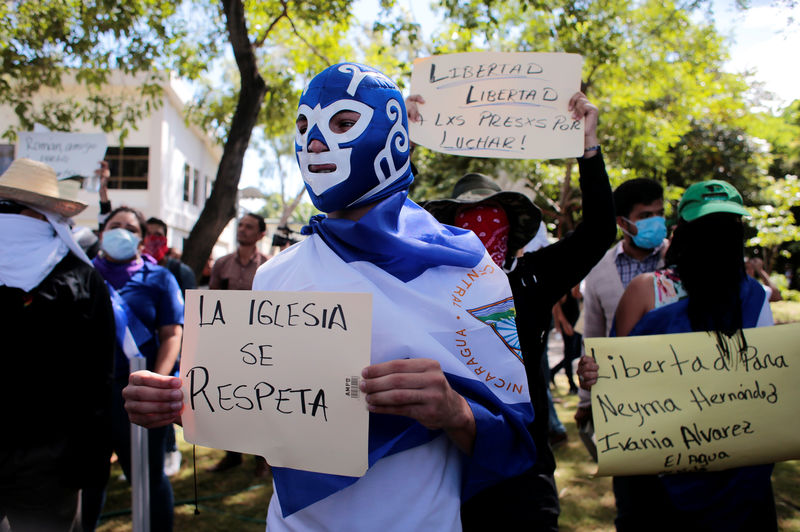 Nicaraguan mothers who waged hunger strike in church taken to hospital