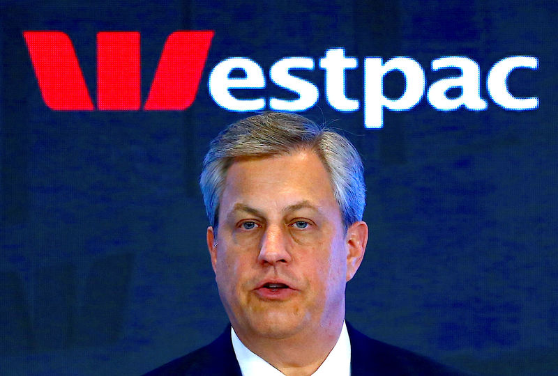 © Reuters. Australia's Westpac Banking Corp's CEO Brian Hartzer speaks during a media conference in Sydney, Australia