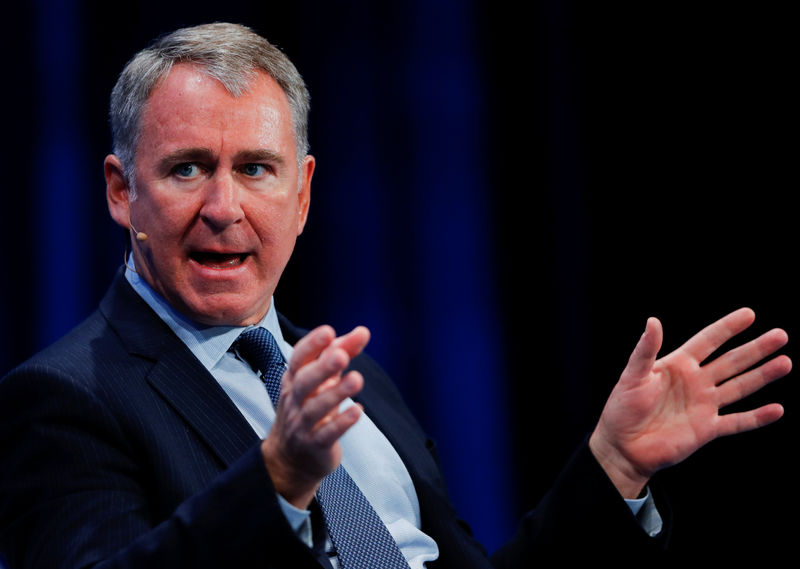 © Reuters. Ken Griffin, Founder and CEO, Citadel, speaks during the Milken Institute's 22nd annual Global Conference in Beverly Hills, California
