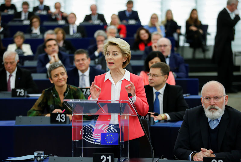 EU's von der Leyen says fiscal leeway should be granted to boost growth