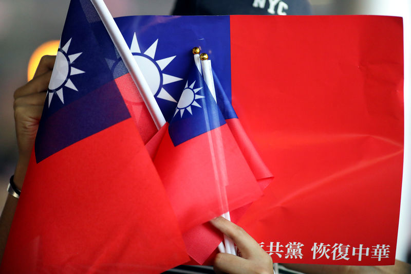 © Reuters. 中国が台湾与党を非難、「スパイ疑惑を総統選に利用」