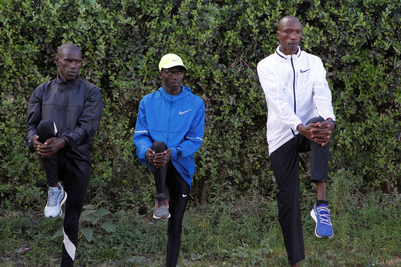 Olympic hopeful Cheruiyot pushed by fellow Kenyan runner