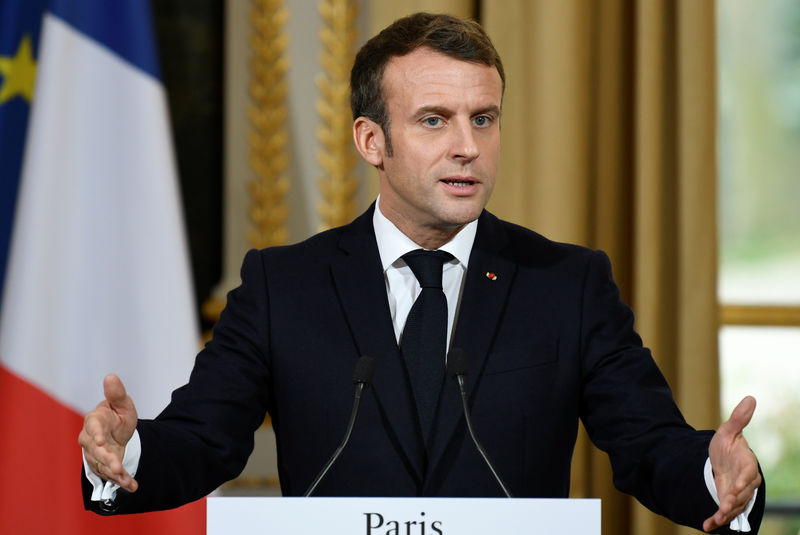 © Reuters. 「ＮＡＴＯ脳死」発言は有効な警鐘＝仏大統領