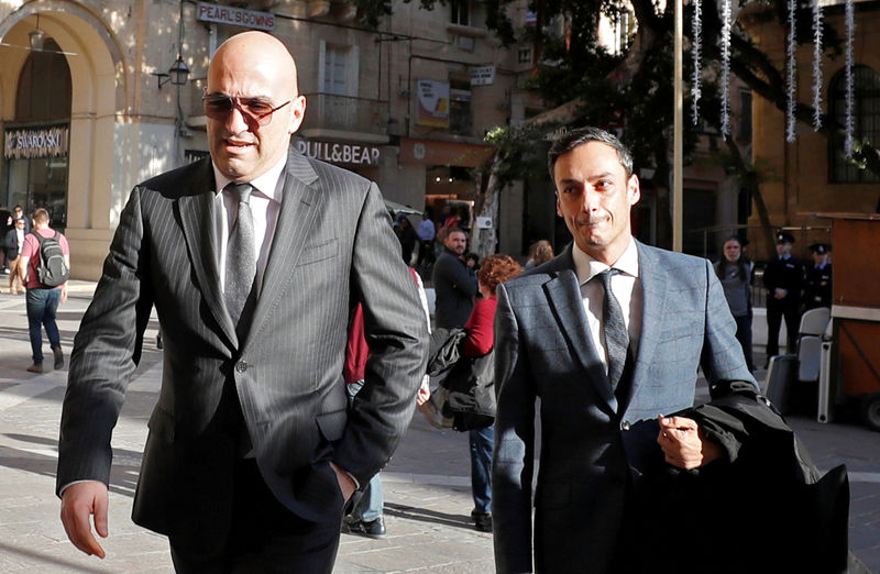 © Reuters. FILE PHOTO: Maltese businessman Yorgen Fenech, who was arrested in connection with an investigation into the murder of journalist Daphne Caruana Galizia, arrives at the Courts of Justice in Valletta
