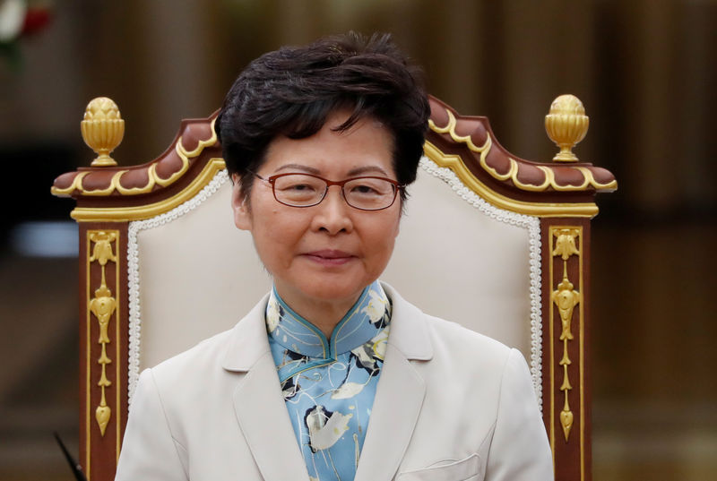 © Reuters. Hong Kong Chief Executive Carrie Lam visits Bangkok