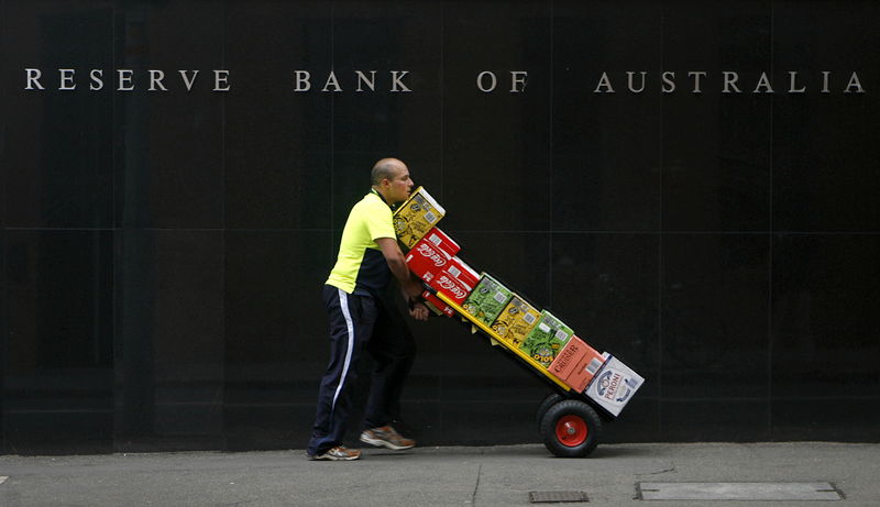 © Reuters. 豪中銀、オフィシャルキャッシュレートを据え置き