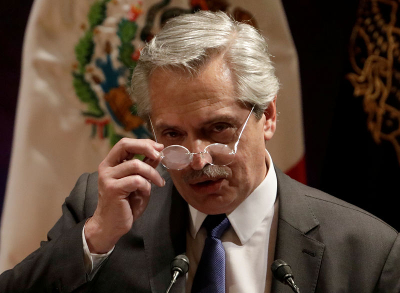 © Reuters. Presidente eleito da Argentina, Alberto Fernández, na Cidade do México