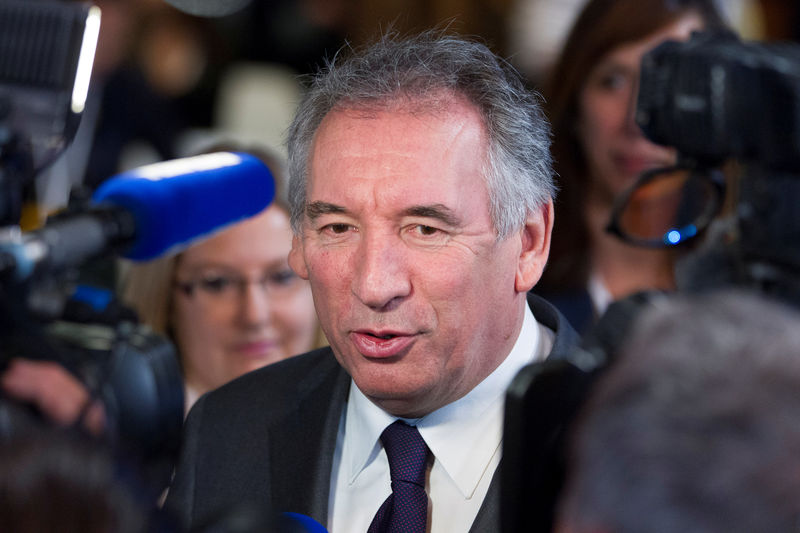 © Reuters. FRANÇOIS BAYROU MIS EN EXAMEN DANS L'ENQUÊTE SUR LE MODEM