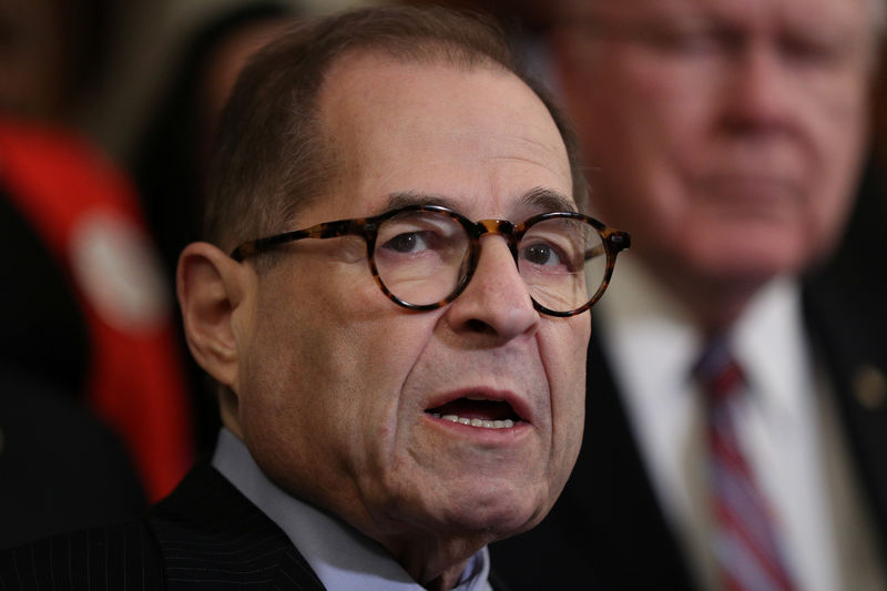 © Reuters. FILE PHOTO: U.S. House Judiciary Committee Chairman Jerrold Nadler (D-NY) speaks at a news conference on Capitol Hill in Washington