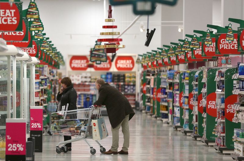 UK grocers' sales subdued as shoppers delay Christmas preparations