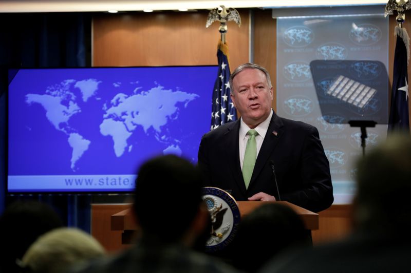 Pompeo says Trump warned Russia on election meddling, disputes Lavrov's account