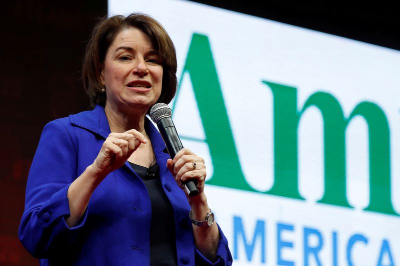 Democratic presidential hopeful Klobuchar sets out tough stance on China, Russia