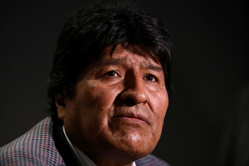 © Reuters. Ex-presidente da Bolívia Evo Morales durante entrevista à Reuters na Cidade do México